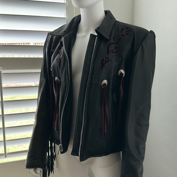 Vintage leather & suede  jacket - Picture 9 of 13